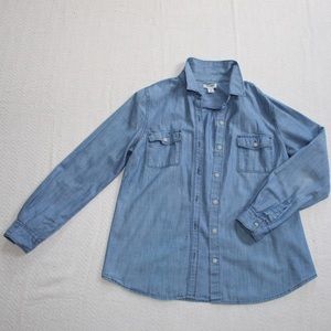 Old Navy denim button down shirt